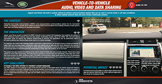 Vehicle-to-Vehicle Audio, Video and Data Sharing