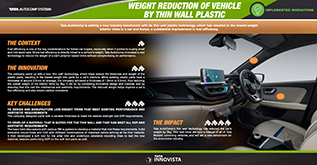 Weight Reduction of Vehicle by Thin Wall Plastic