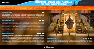 Video Wall - Digital Safety Enabler For Steel Manufacturing